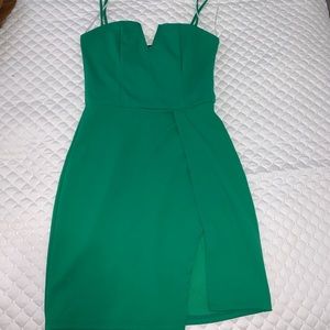 Kelly green dress